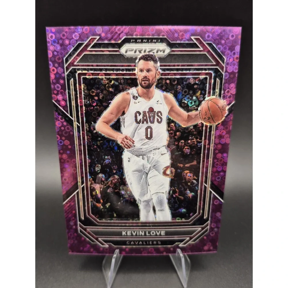 2022-23 Panini Prizm Kevin Love #90 Fast Break Purple Prizm‎ /75 Cavaliers